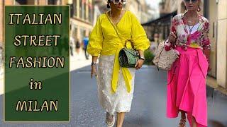 Italian Street Fashion Trends in Milan : Chic and Elegant Summer Outfit Ideas