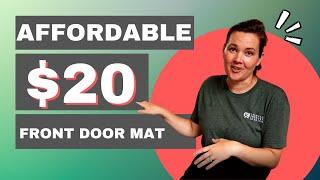 DIY Front Door Mat Decor | Catherine Arensberg