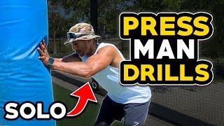 Press Man Drills... WITHOUT A PARTNER?!