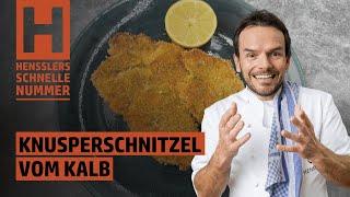 Schnelles Knusperschnitzel vom Kalb Rezept von Steffen Henssler