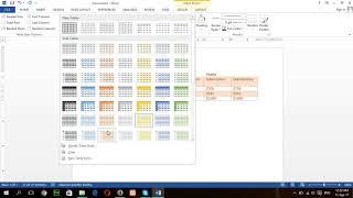 How to make custom table styles in Microsoft Word