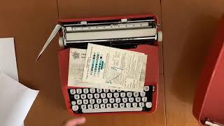 Hermes Baby - Portable Typewriter - Vidalandyou