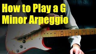 How to Play a G Minor Arpeggio