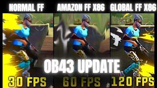 Normal free fire OB43 x86 AMAZON APK - Direct Link