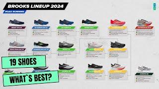 BROOKS lineup 2024. Review and comparison of 19 models. Ghost 16 vs Glycerin vs Hyperion.