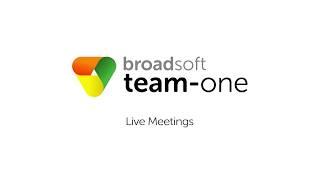 Team-One How-To: Hosting a Live Meeting