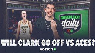 Back Caitlin Clark & Indiana Fever vs Las Vegas Aces? | WNBA Best Bets | CFB Picks | Green Dot Daily