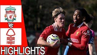 Liverpool vs Nottingham | WHAT A COMEBACK| All Goals & Highlights | U18 Premier League