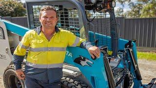 The Huski 5SDK9 Skid Steer Loader with Aaron Rae of North Coast Contracting.