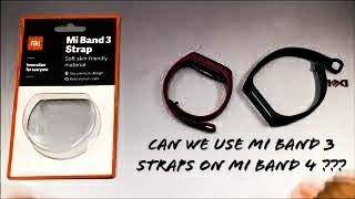 Mi Band 3 straps on Mi Band 4 ???