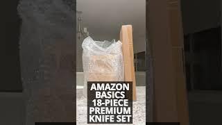 Amazon Basics 18-Piece Knife Set - Quick Unbox/Demo