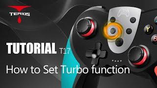 TERIOS Gaming - How to Set up Turbo? (Controllers T17 for Nintendo Switch)