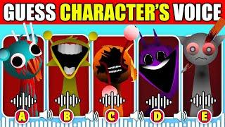  IMPOSSIBLE Guess The Phase 1, 2, 3 & 4 Sprunki Characters By Their VOICES! | Incredibox Sprunki