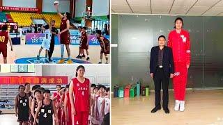 14 YO Zhang Ziyu Is 7-foot 5 Tall Girl And She Rocks Basketball