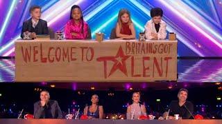 Mini BGT Judges Face Off The Real Judges In A Hilarious Audition!  BGT 2022