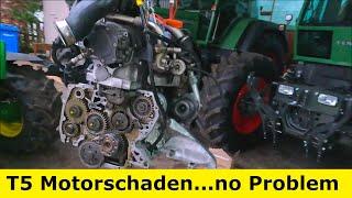 VW T5 Generatorwelle reparieren | Ersatzteil und Werkzeug anfertigen | Motor raus | Getriebe raus