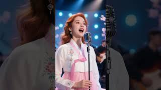 ️ '바램' AI lipsync   #트롯 #전유진 #노사연