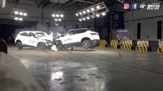 吉利缤越 / Proton X50 VS Honda HR-V 对撞实际测试, 谁更安全??