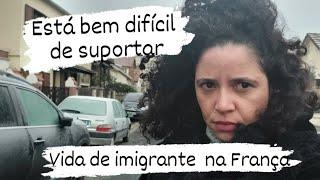 VIDA DE IMIGRANTES  NA FRANÇA  !DIAS MUITO FRIOS  #foryou #paris #france #europa #imigrantes