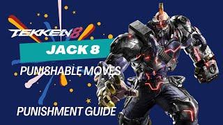 Tekken 8 Jack 8 All Punishable Moves #tekken #tekken8