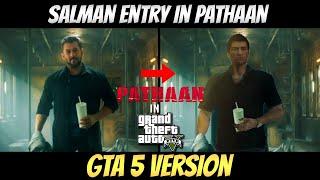 Salman Khan Entry In Pathan | Pathan Spoof GTA 5 | Jawan Shah Rukh Khan