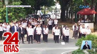 Pag-awit at pagbigkas ng "Bagong Pilipinas" hymn at pledge sa mga flag ceremony,... | 24 Oras