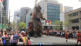 Giant Marionettes in Montreal. 21.05.2017
