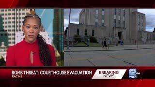 Racine County Courthouse evacuated after bomb threat