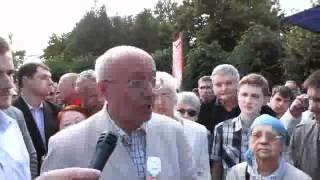 Кургинян отвечает на вопросы после митинга в СПб 30.06.2012