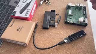 🟧 Assembly of Odroid M1 Bitcoin Node with NVMe SSD after flashing Ubuntu onto it