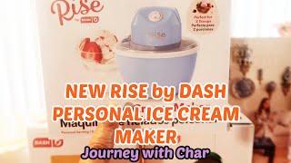 RISE BY DASH NEW PERSONAL ICE CREAM MAKER, REVIEW!