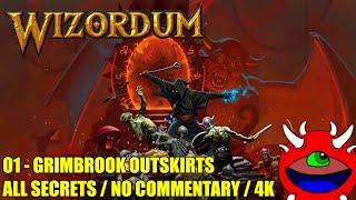 Wizordum - E1M01 Grimbrook Outskirts - All Secrets No Commentary Gameplay