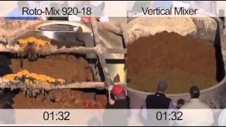 Roto-Mix 920-18 Rotary vs Vertical Mixer