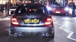 Fi Decatted Mercedes C63 AMG - LOUD Sounds in London