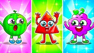 Find My Shapes Song by YUM YUM | Learn Shapes and Color for Kids | YUM YUM - Funny Kids Songs