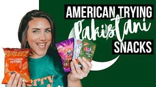 AMERICAN Trying PAKISTANI SNACKS for the FIRST TIME | Pakistan SnackCrate | Vlogmas 2021 Day 6