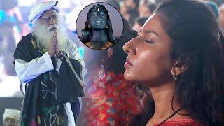 Anchor Vishnu Priya And Sadhguru Visuals At MahaShivRatri 2022 Celebrations | NewsBuzz