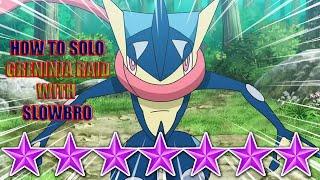 How to SOLO Greninja Raid Guide: Slowbro Spotlight!