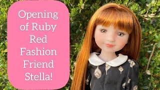 Opening Ruby Red Fashion Friends Doll Stella