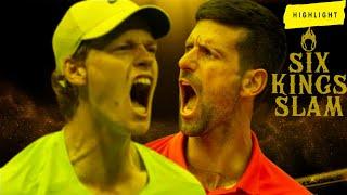 Novak Djokovic vs Jannik Sinner Highlights | Six Kings Slam 2024