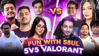 Ambulance ready rakho Valorant Coma gameplay aarha h || S8UL VALORANT || 5 vs 5