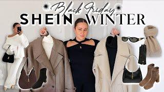 SHEIN WINTER HAUL 2024 - #1 Winter Wardrobe Basics & Work Everyday Outfit Ideas! *BLACK FRIDAY*