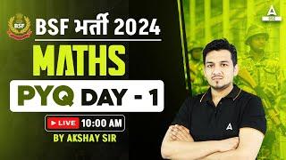 BSF Classes 2024 | BSF HCM & ASI Math Class 2024 by Akshay Awasthi |  Previous Year Questions #1