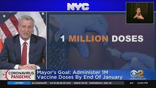 NYC Hopes To Administer 1 Million Vaccinations By End Of January