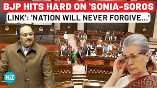 Nadda's Fiery Speech Targets Sonia Gandhi As 'Soros Ties' & Dhankhar Removal Fuel Political Clash