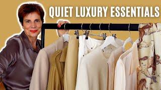 The Top 10 Quiet Luxury Staples for Timeless Style:  Women Over 50