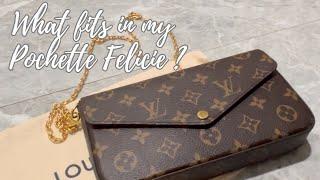 What fits in my LV Pochette Felicie?