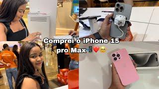 COMPREI O IPHONE 15 PRO MAX/VOLTEI COM OS VÍDEOS️