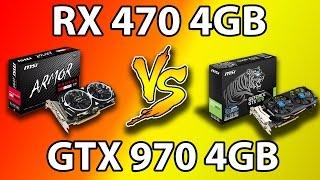 GTX 970 vs RX 470 | NEW GAMES BENCHMARK