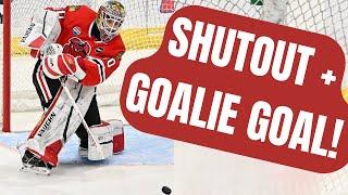 Jaxson Stauber Makes History With A Goalie Goal And Shutout In The Same Game!